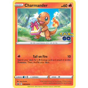 Promo Charmander SWSH232/307 Pokemon TCG Sword & Shield SWSH Black Star Promos