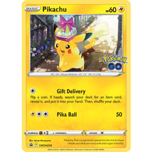 Promo Pikachu SWSH234/307 Pokemon TCG Sword & Shield SWSH Black Star Promos