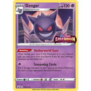 Promo Gengar SWSH241/307 Pokemon TCG Sword & Shield SWSH Black Star Promos