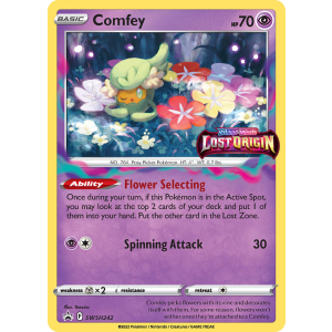 Promo Comfey SWSH242/307 Pokemon TCG Sword & Shield SWSH Black Star Promos