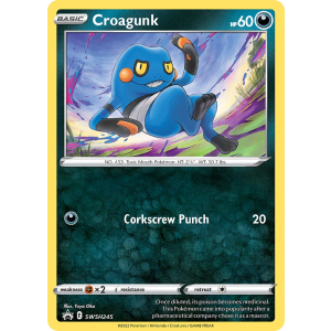 Promo Croagunk SWSH245/307 Pokemon TCG Sword & Shield SWSH Black Star Promos