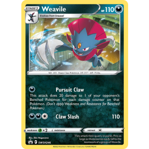 Promo Weavile SWSH246/307 Pokemon TCG Sword & Shield SWSH Black Star Promos