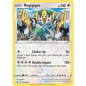 Promo Regigigas SWSH247/307 Pokemon TCG Sword & Shield SWSH Black Star Promos