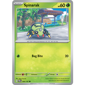 Spinarak 4/167 Pokemon TCG Scarlet & Violet Twilight Masquerade