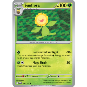 Sunflora 7/167 Pokemon TCG Scarlet & Violet Twilight Masquerade