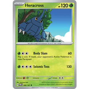 Heracross 8/167 Pokemon TCG Scarlet & Violet Twilight Masquerade