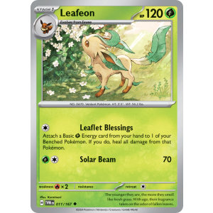 Leafeon 11/167 Pokemon TCG Scarlet & Violet Twilight Masquerade