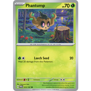 Phantump 12/167 Pokemon TCG Scarlet & Violet Twilight Masquerade