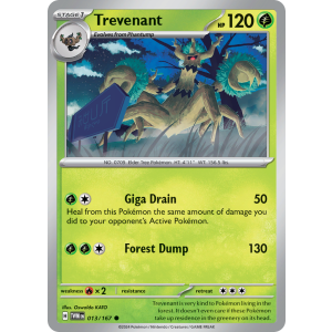 Trevenant 13/167 Pokemon TCG Scarlet & Violet Twilight Masquerade