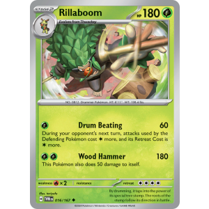 Rillaboom 16/167 Pokemon TCG Scarlet & Violet Twilight Masquerade