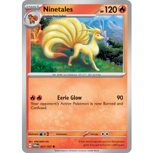 Ninetales 27/167 Pokemon TCG Scarlet & Violet Twilight Masquerade