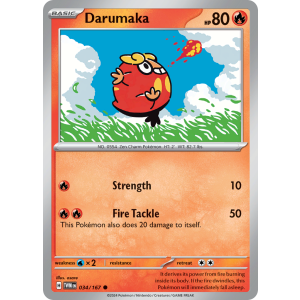 Darumaka 34/167 Pokemon TCG Scarlet & Violet Twilight Masquerade