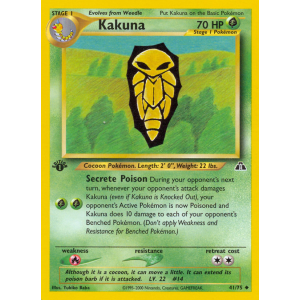 Kakuna 41/75 Pokemon TCG Neo Neo Discovery