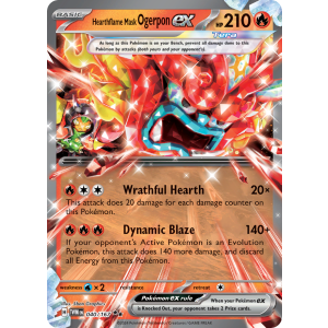 Double Rare Hearthflame Mask Ogerpon ex 40/167 Pokemon TCG Scarlet & Violet Twilight Masquerade