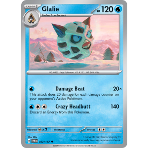 Glalie 52/167 Pokemon TCG Scarlet & Violet Twilight Masquerade