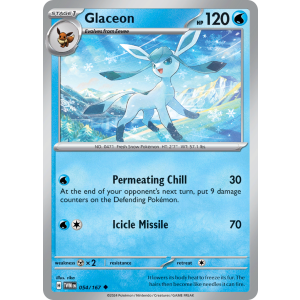 Glaceon 54/167 Pokemon TCG Scarlet & Violet Twilight Masquerade