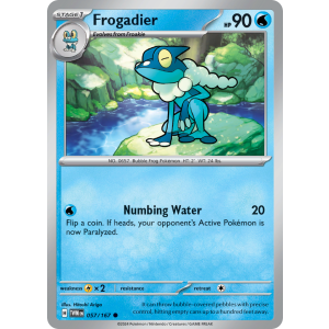 Frogadier 57/167 Pokemon TCG Scarlet & Violet Twilight Masquerade