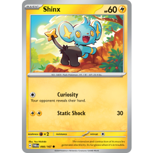 Shinx 66/167 Pokemon TCG Scarlet & Violet Twilight Masquerade