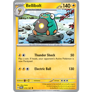 Bellibolt 74/167 Pokemon TCG Scarlet & Violet Twilight Masquerade