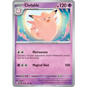 Clefable 79/167 Pokemon TCG Scarlet & Violet Twilight Masquerade