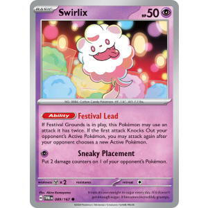 Swirlix 89/167 Pokemon TCG Scarlet & Violet Twilight Masquerade