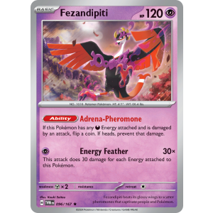 Fezandipiti 96/167 Pokemon TCG Scarlet & Violet Twilight Masquerade