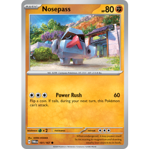 Nosepass 101/167 Pokemon TCG Scarlet & Violet Twilight Masquerade