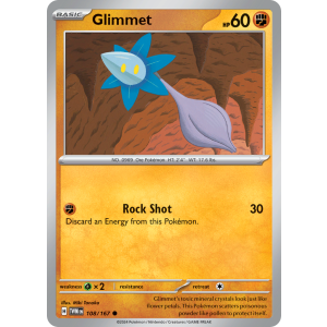 Glimmet 108/167 Pokemon TCG Scarlet & Violet Twilight Masquerade