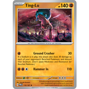 Ting-Lu 110/167 Pokemon TCG Scarlet & Violet Twilight Masquerade