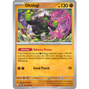 Okidogi 111/167 Pokemon TCG Scarlet & Violet Twilight Masquerade