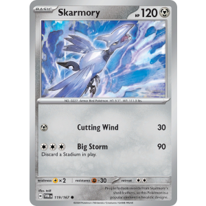 Skarmory 119/167 Pokemon TCG Scarlet & Violet Twilight Masquerade