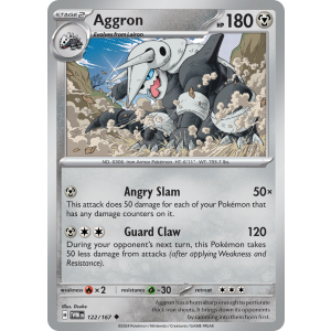 Aggron 122/167 Pokemon TCG Scarlet & Violet Twilight Masquerade