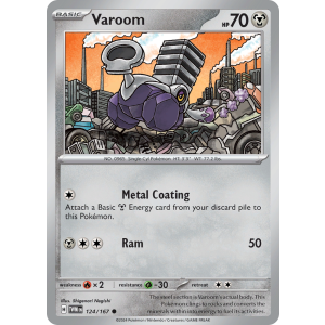 Varoom 124/167 Pokemon TCG Scarlet & Violet Twilight Masquerade