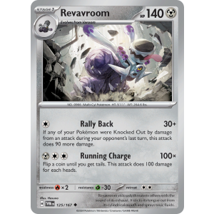 Revavroom 125/167 Pokemon TCG Scarlet & Violet Twilight Masquerade