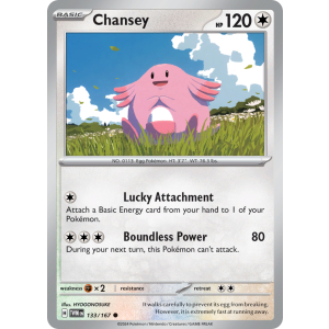 Chansey 133/167 Pokemon TCG Scarlet & Violet Twilight Masquerade