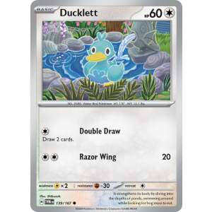 Ducklett 139/167 Pokemon TCG Scarlet & Violet Twilight Masquerade