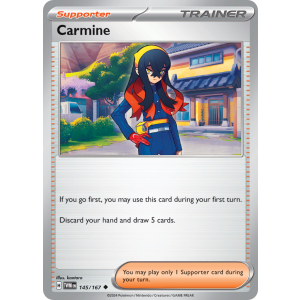 Carmine 145/167 Pokemon TCG Scarlet & Violet Twilight Masquerade