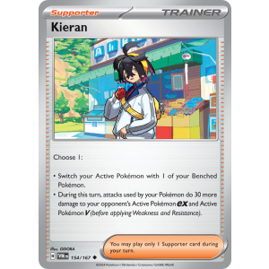 Kieran 154/167 Pokemon TCG Scarlet & Violet Twilight Masquerade