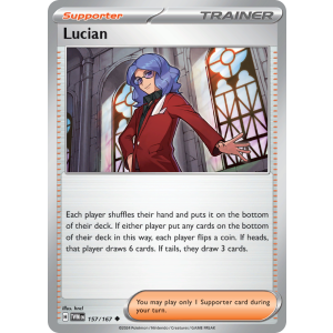 Lucian 157/167 Pokemon TCG Scarlet & Violet Twilight Masquerade