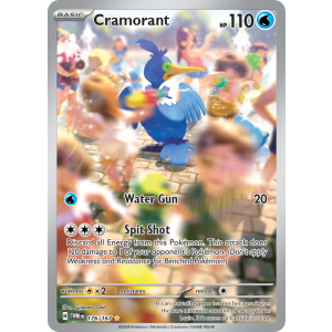 Illustration Rare Cramorant 176/167 Pokemon TCG Scarlet & Violet Twilight Masquerade