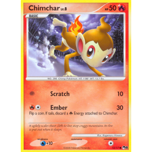 Chimchar 12/17 Pokemon TCG POP POP Series 8