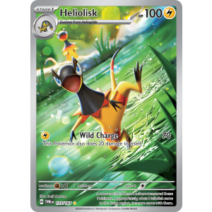 Illustration Rare Heliolisk 177/167 Pokemon TCG Scarlet & Violet Twilight Masquerade