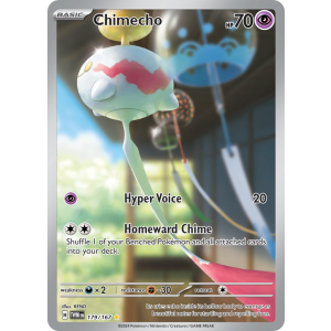 Illustration Rare Chimecho 179/167 Pokemon TCG Scarlet & Violet Twilight Masquerade