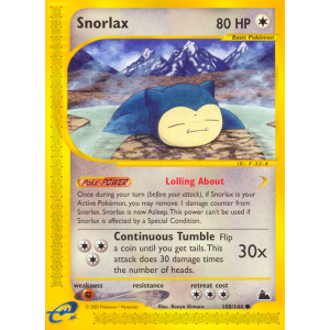 Snorlax 100/144 Pokemon TCG E-Card Skyridge