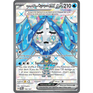 Ultra Rare Wellspring Mask Ogerpon ex 194/167 Pokemon TCG Scarlet & Violet Twilight Masquerade