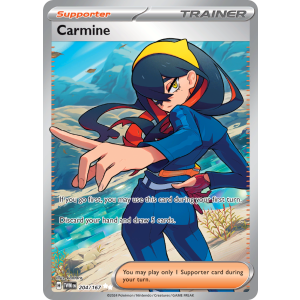 Ultra Rare Carmine 204/167 Pokemon TCG Scarlet & Violet Twilight Masquerade