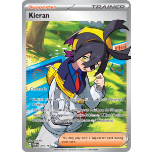 Ultra Rare Kieran 206/167 Pokemon TCG Scarlet & Violet Twilight Masquerade