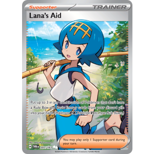 Ultra Rare Lana's Aid 207/167 Pokemon TCG Scarlet & Violet Twilight Masquerade