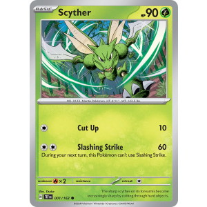 Scyther 1/162 Pokemon TCG Scarlet & Violet Temporal Forces