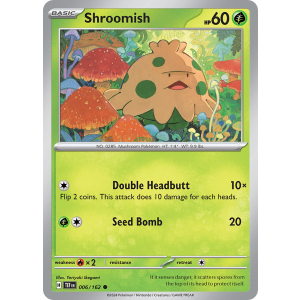 Shroomish 6/162 Pokemon TCG Scarlet & Violet Temporal Forces